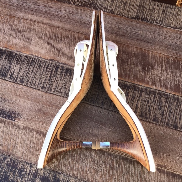 Giuseppe Zanotti Design white sandal heels size 7.5 - Picture 9 of 9